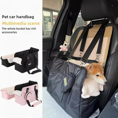 Spacious Pet Carrier Backpack for Dogs Cats Shoulder Sling Handheld Travel Car Bag Multiple Cat Cages and Hammocks Pet Supplies