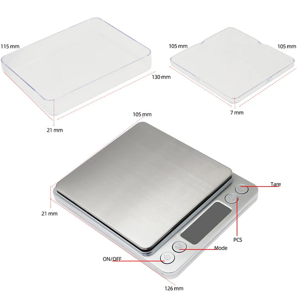 Precision Digital Pet Food Scale — Dual Platform — view 3