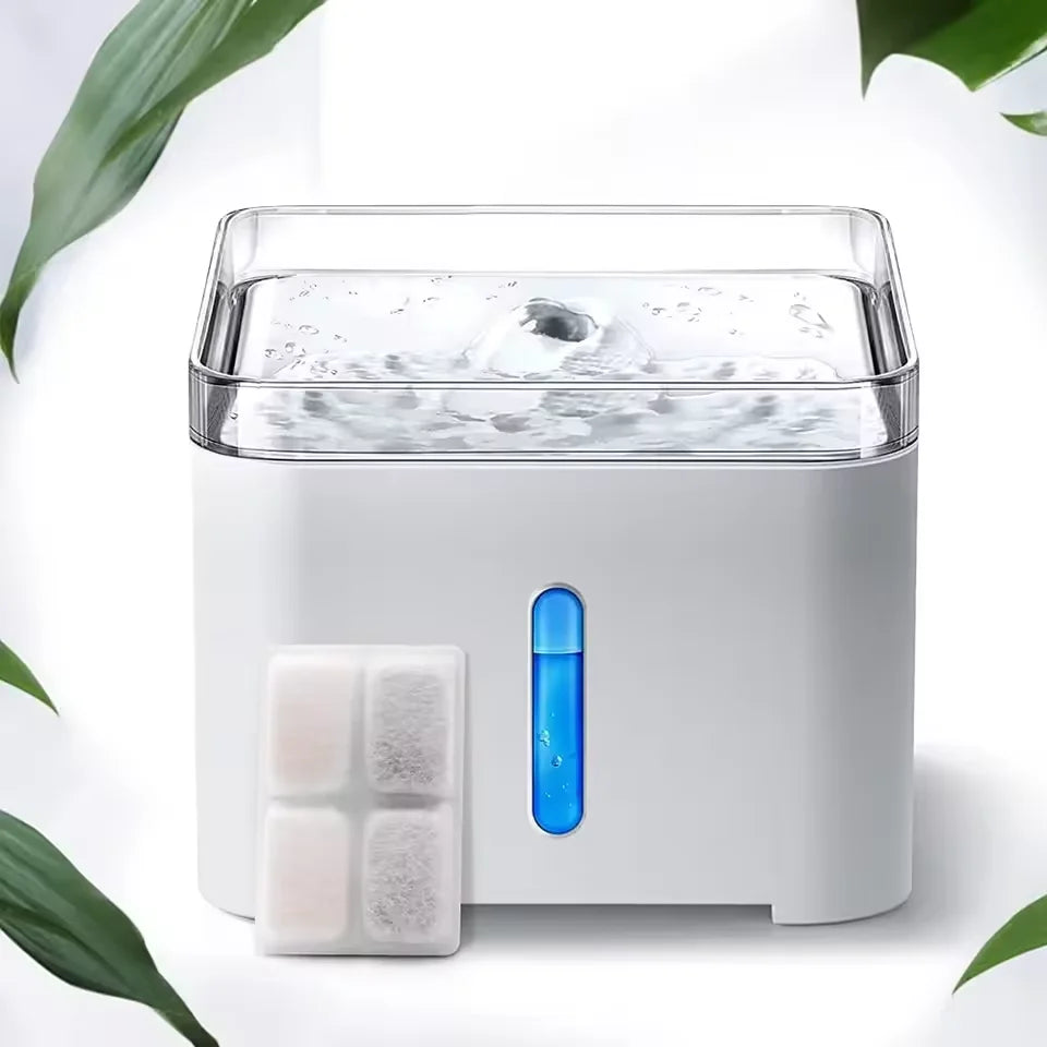 2L Pet Cat Automatic Water Fountain Feeder With LE — THee Store Pet Feeding