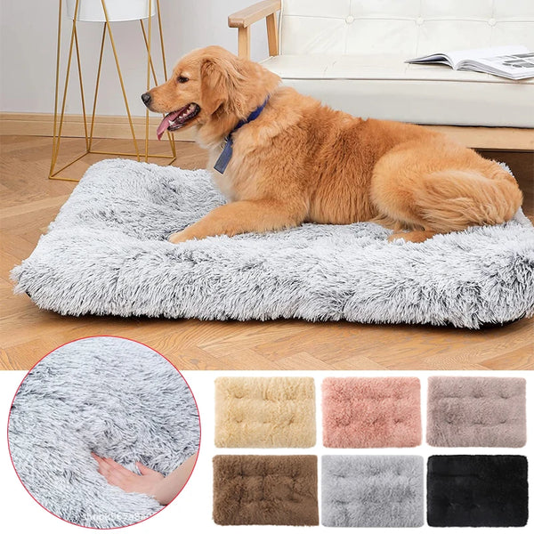 Cats Dogs Pad Warm Pet Pads Super Soft Plush Pet Bed Mat Removable Calming Cushion Dog Cat Large Cleaning Puppy Supplies