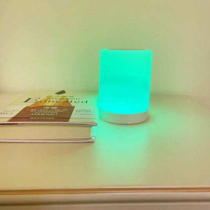 Xiaomi Touch Control Night Light USB Rechargeable Dimmable RGB Night Light Bedroom Bedside Ambient Table Lamp With Timer