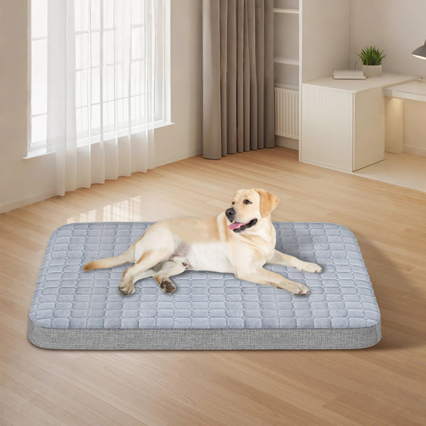 Inflatable Dog Bed for Large Dogs - Orthopedic Cooling Pet Mattress with Removable Washable Cover, Non-Slip Portable Foldable