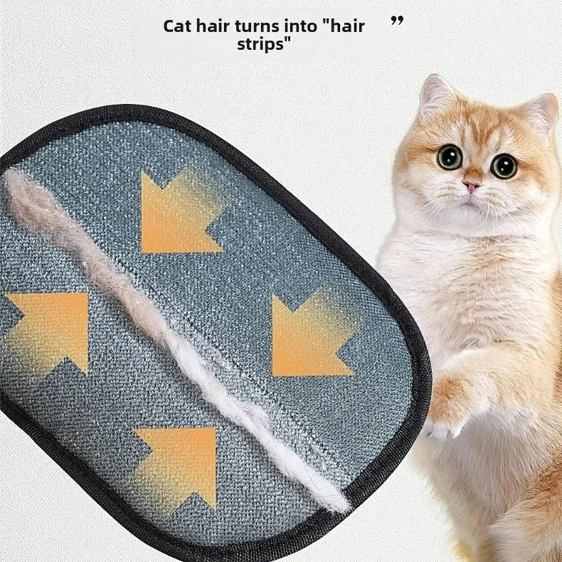 2 in 1 Pet Hair Removal Mitts for Cats Dogs Electr — THee Store Pet Hair