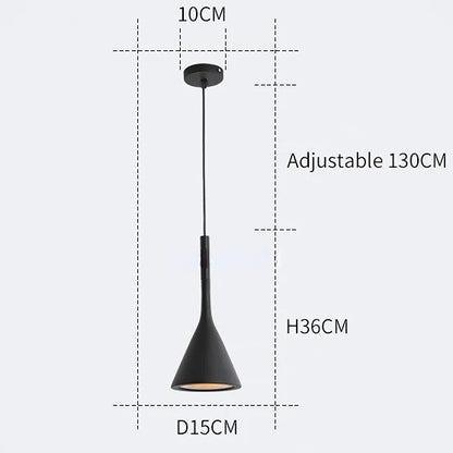 Nordic Modern LED Pendant Light - Perfect for Living Rooms, Bedrooms, Dining Rooms, and Cafes.