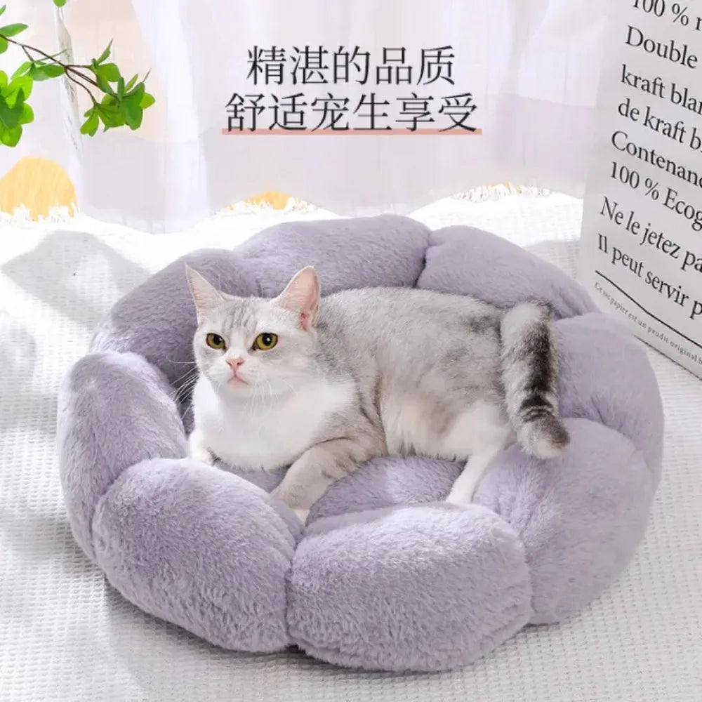 Pet Bed Washable Plush Dog Cat Mat Orthopedic Cuddle Cushion for Puppy Kitten Pet Supplies