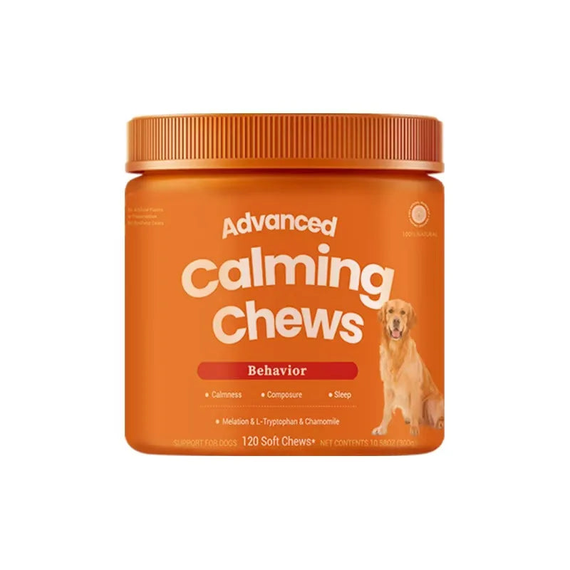 120PCS Dog Calming Chews Natural Anxiety Relief Tr — THee Store Pet Health