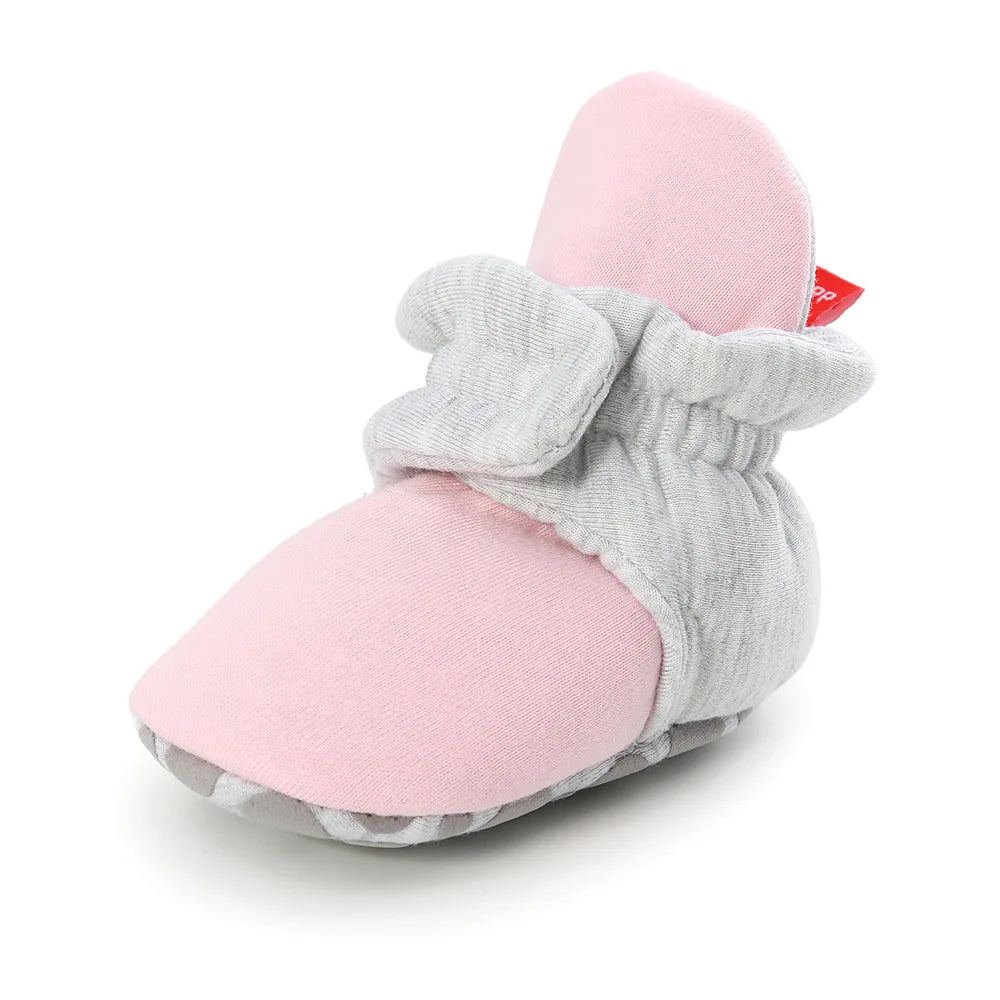 Winter Padded Thickened High-top Warm Newborn Baby Walking Shoe Anti-slip Cotton Soft Bottom Versatile Classic Baby Casual Shoes