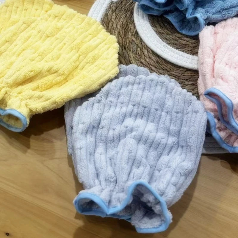 2pcs Thickened Quick-Dry Pet Bath Towel&Holding Gloves for Cats&Small Dogs-Soft Water-Absorbing Dog&Cat Towel,Gentle Bathing Aid
