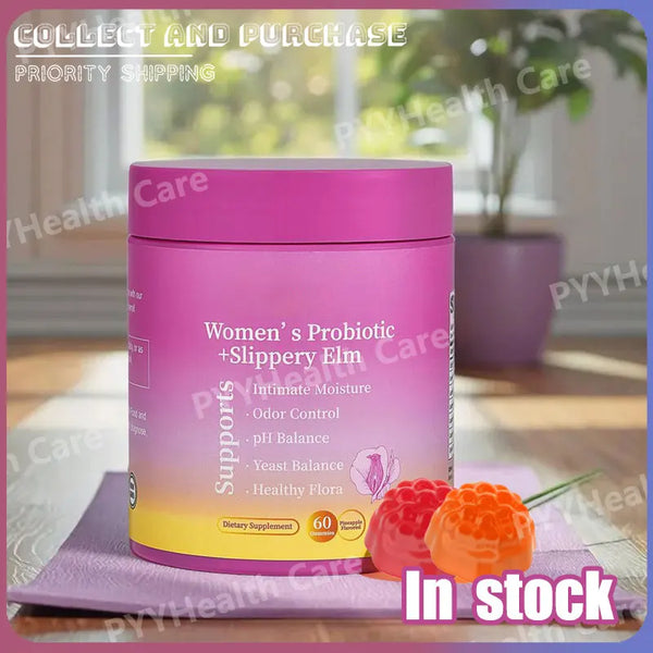 Probiotic Gummies with Prebiotics for Daily Gut Health Support Maintain PH Balance 60pcs Per Bottle
