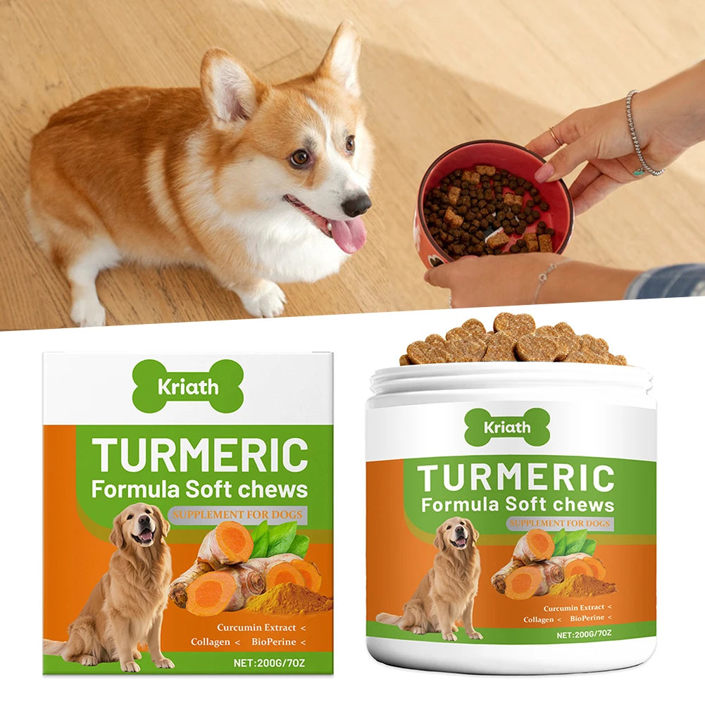 200g Organic-Turmeric Soft Chews For Dogs High Abs — THee Store Pet Health
