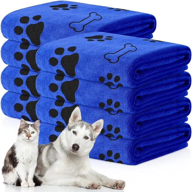 1pc Quick-Drying Microfiber Dog Towel Absorbent Pe — THee Store Pet Cleaning