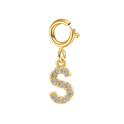 Personalized bracelet diy name initial letter pendant Gold Color Bracelet Stainless Steel Twist Cuban Chain Bracelet for Women