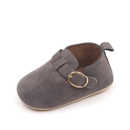 New Baby Shoes Retro Leather Boy Girl Shoes Multicolor Toddler Rubber Sole Anti-slip First Walkers Infant Newborn Moccasins