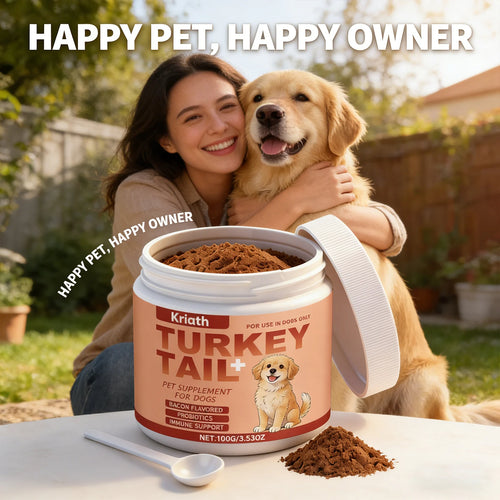 Bacon flavor pet supplement bottle with joint and digestive health benefits displayed