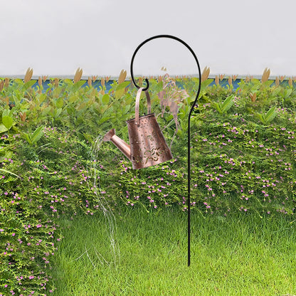 Solar Watering Can Light Butterfly Hanging Waterfall Lamp Waterproof Outdoor Garden Decoration Yard Porch Lawn Landscape Lamp