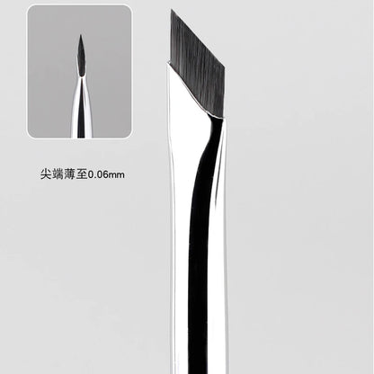 Karsyngirl 2/5Pc Upgrade Blade Eyeliner Brush Ultra Thin Fine Angle Flat Eyebrow Brush Under The Eyes Place Precise Detail Brush