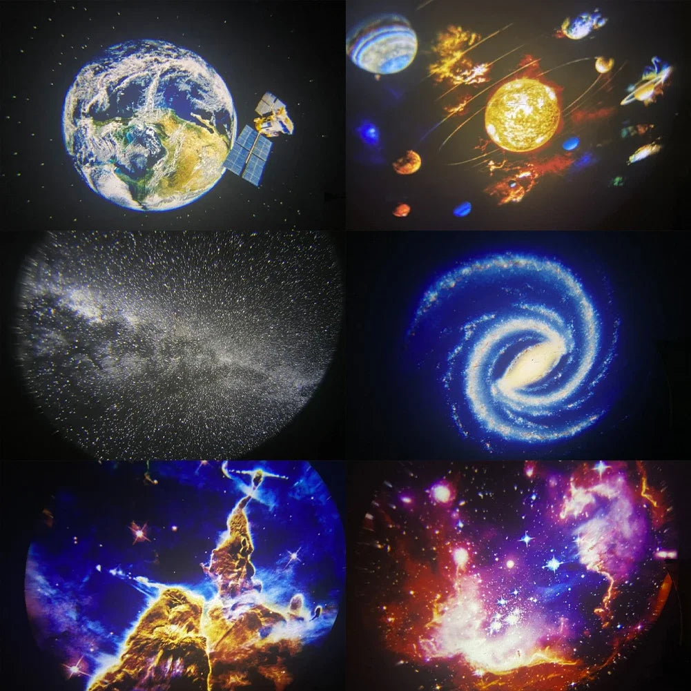 Night Light Galaxy Projector Starry Sky Projector 360° Rotate Planetarium Lamp For Kids Bedroom Valentines Day Gift Wedding Deco