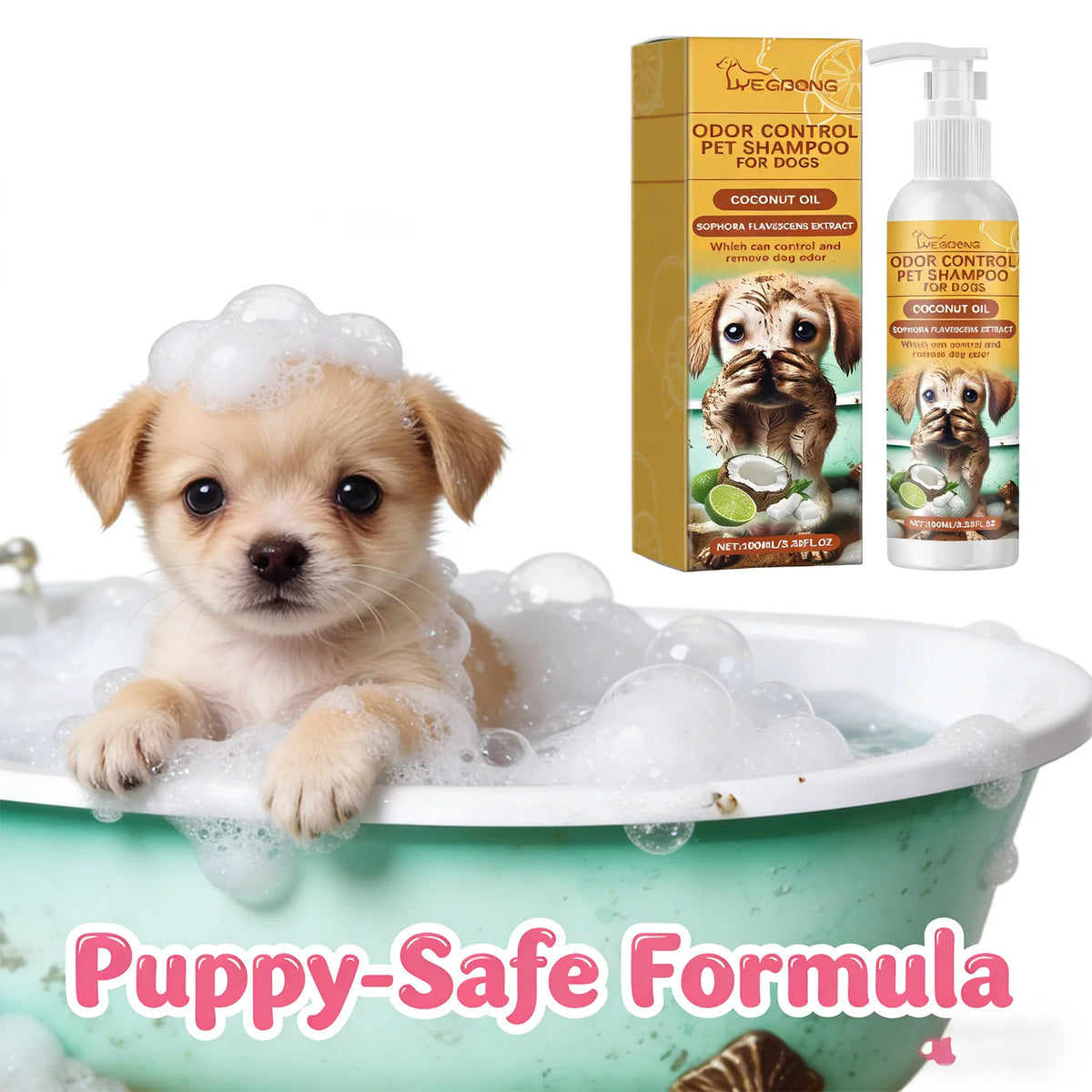 Hypoallergenic Dog Shampoo Removing Stain Eliminate Body Odors Relieve Itching Smooth Hair Without Tangling Pet Cleaning Shampoo