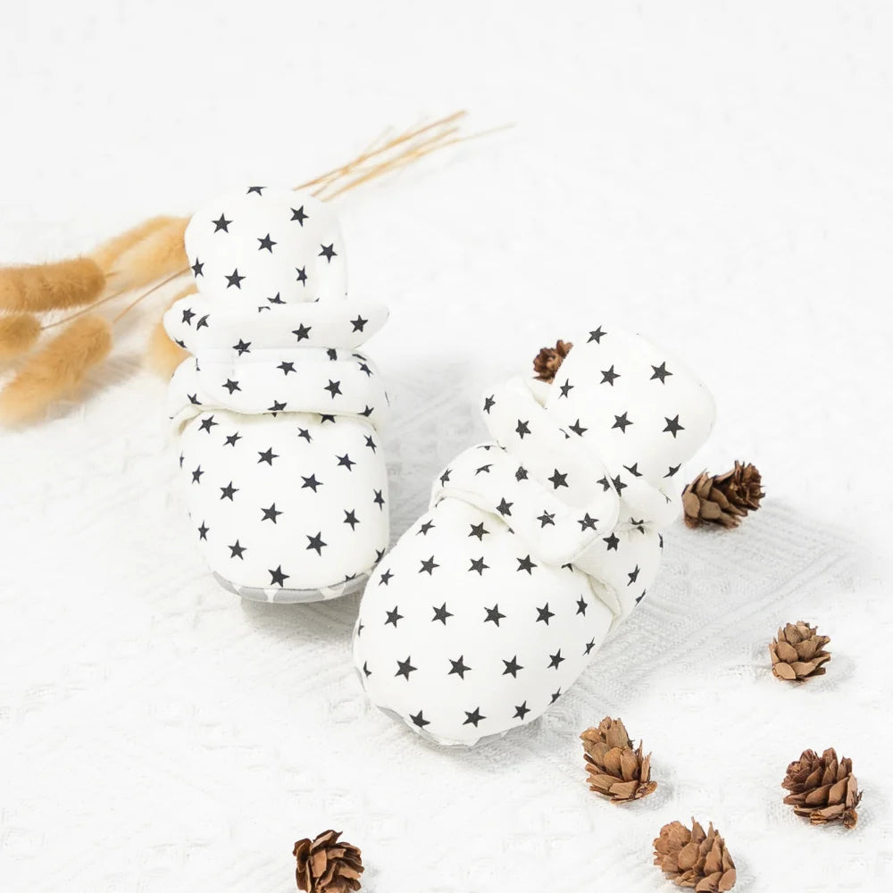 Winter Padded Thickened High-top Warm Newborn Baby Walking Shoe Anti-slip Cotton Soft Bottom Versatile Classic Baby Casual Shoes