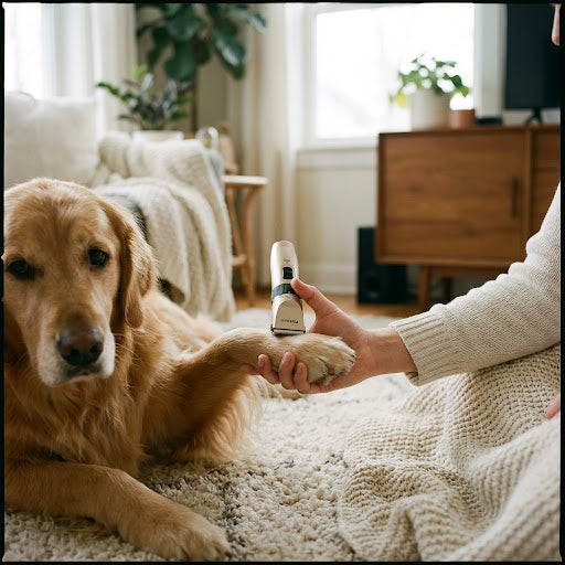 360° Pet Paw Trimmer — Cordless Grooming Clipper