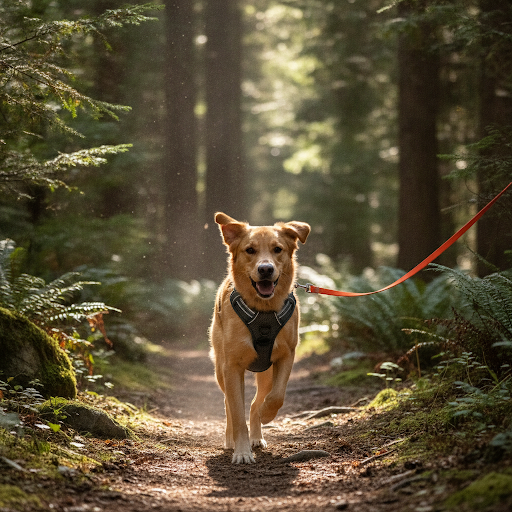 Breathable Reflective Dog Harness & Leash Set