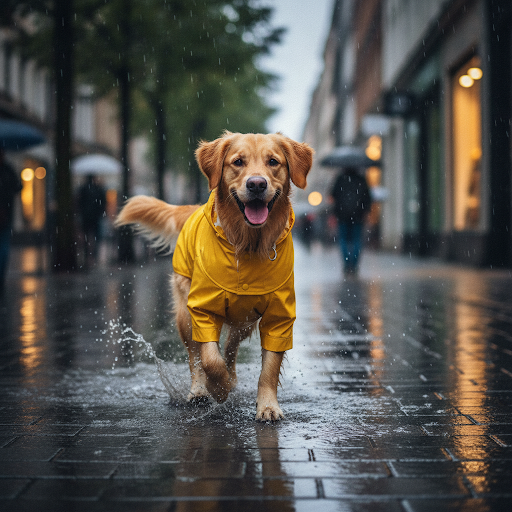 Waterproof Reflective Dog Raincoat